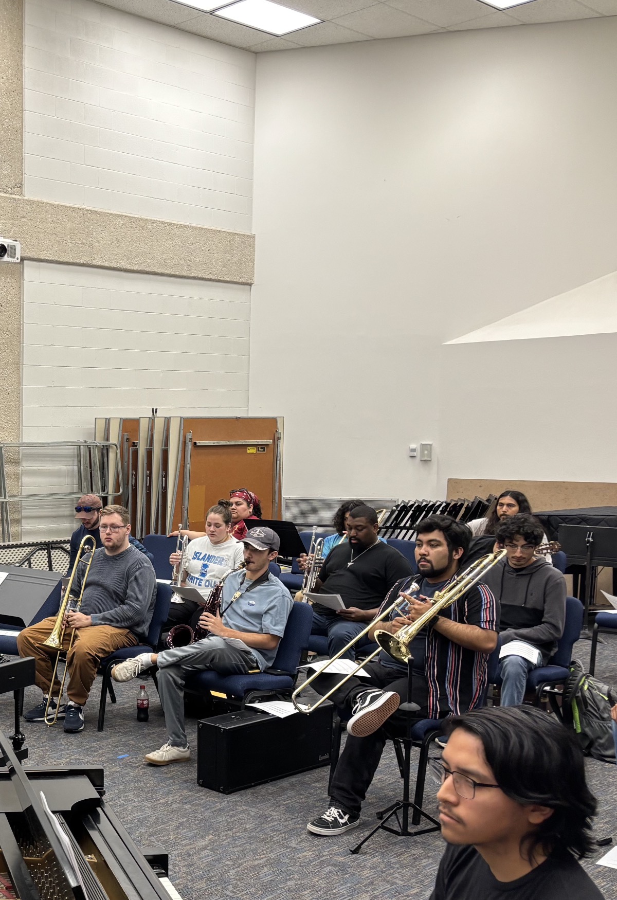 Beyond the Note musicians rehearsing together